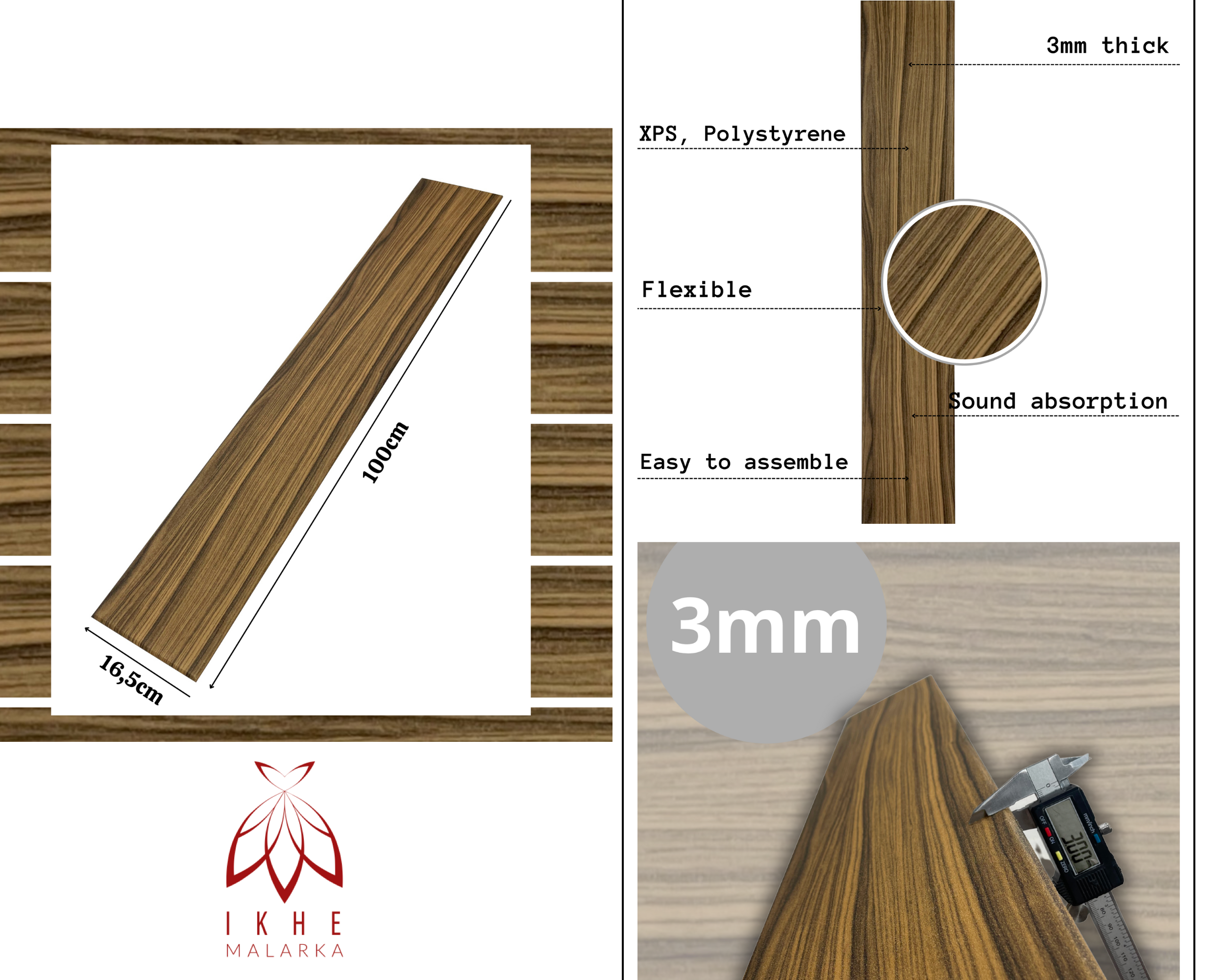 10m² - 60 pezzi di pannelli in polistirolo, pannelli per soffitti, pannelli per pareti, decorazioni, imitazione per soffitti - P13 - 3