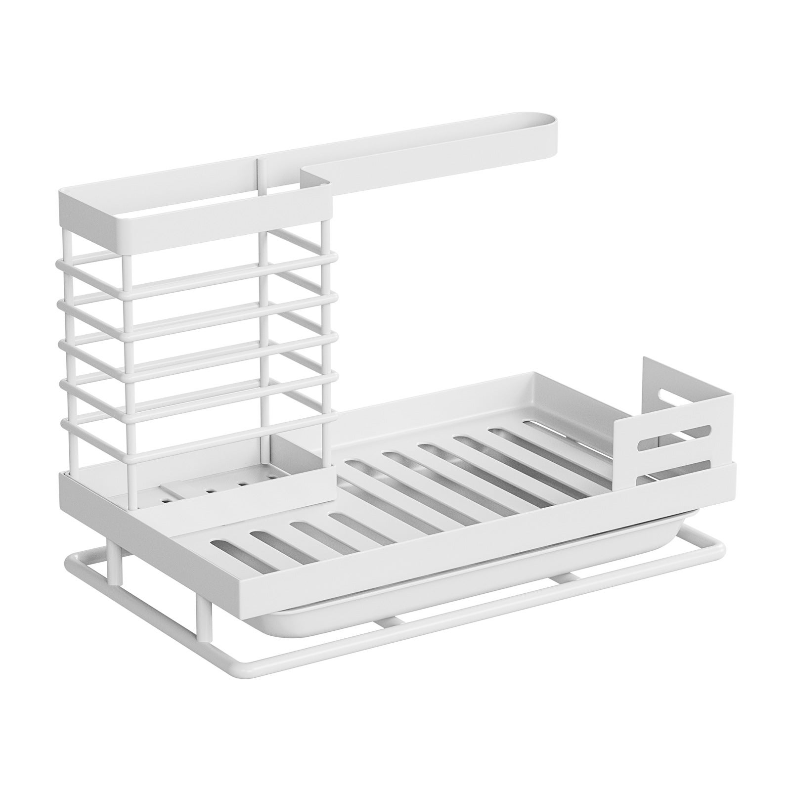 Uchwyt na gąbkę do zlewu kuchennego 24,5 * 15 * 16 cm Żeliwny stojak do przechowywania zlewu kuchennego, 2 sztuki