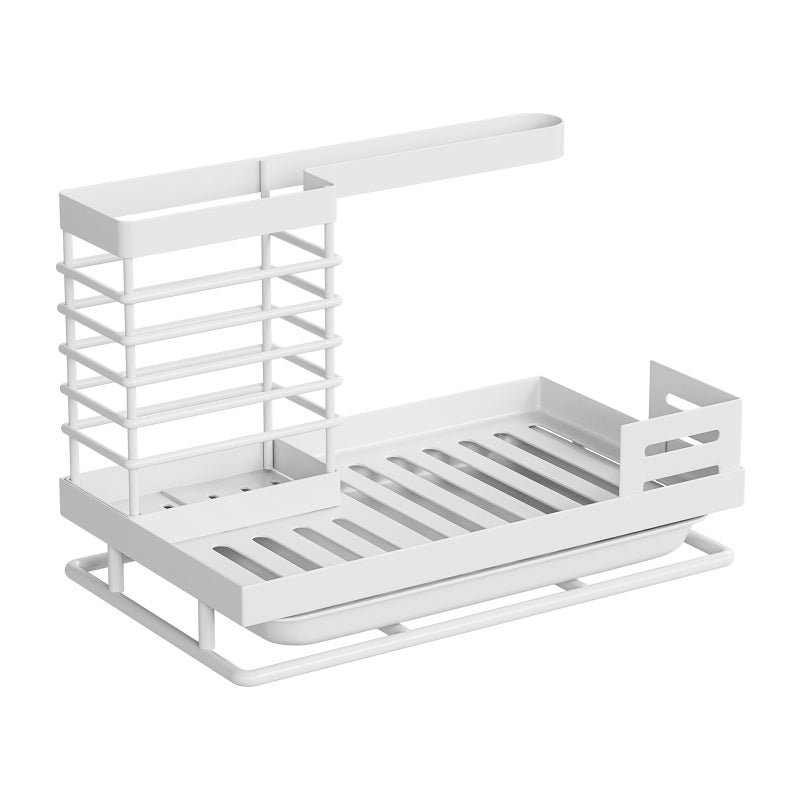 Uchwyt na gąbkę do zlewu kuchennego 24,5 * 15 * 16 cm Żeliwny stojak do przechowywania zlewu kuchennego, 2 sztuki