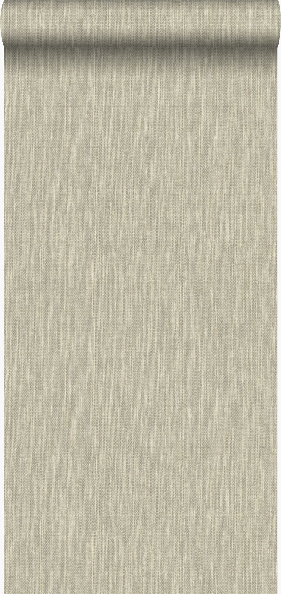 Papel pintado fibra vegetal en efecto lino bronce brillante - 53 cm x 10.05 m - origin wallcoverings