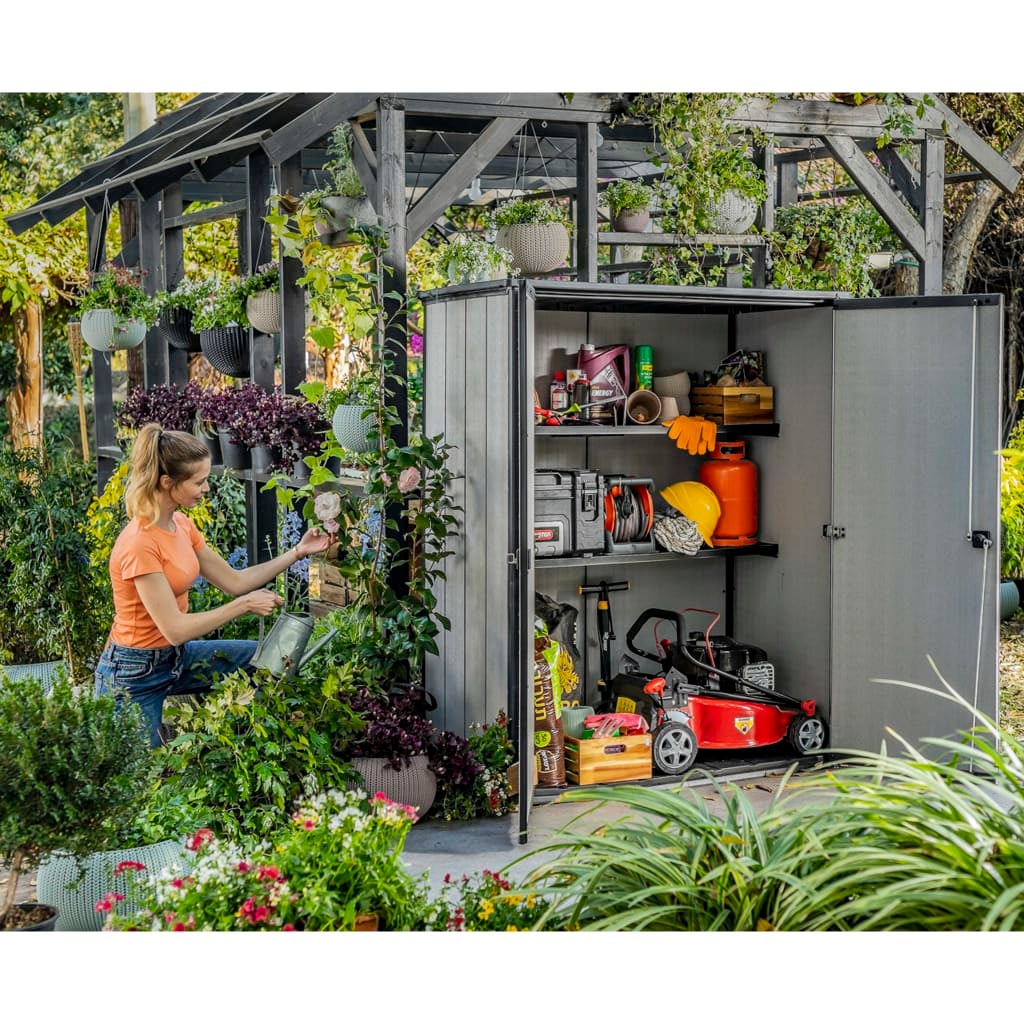 Armoire de jardin High Store 1400L - gris - KETER - 7