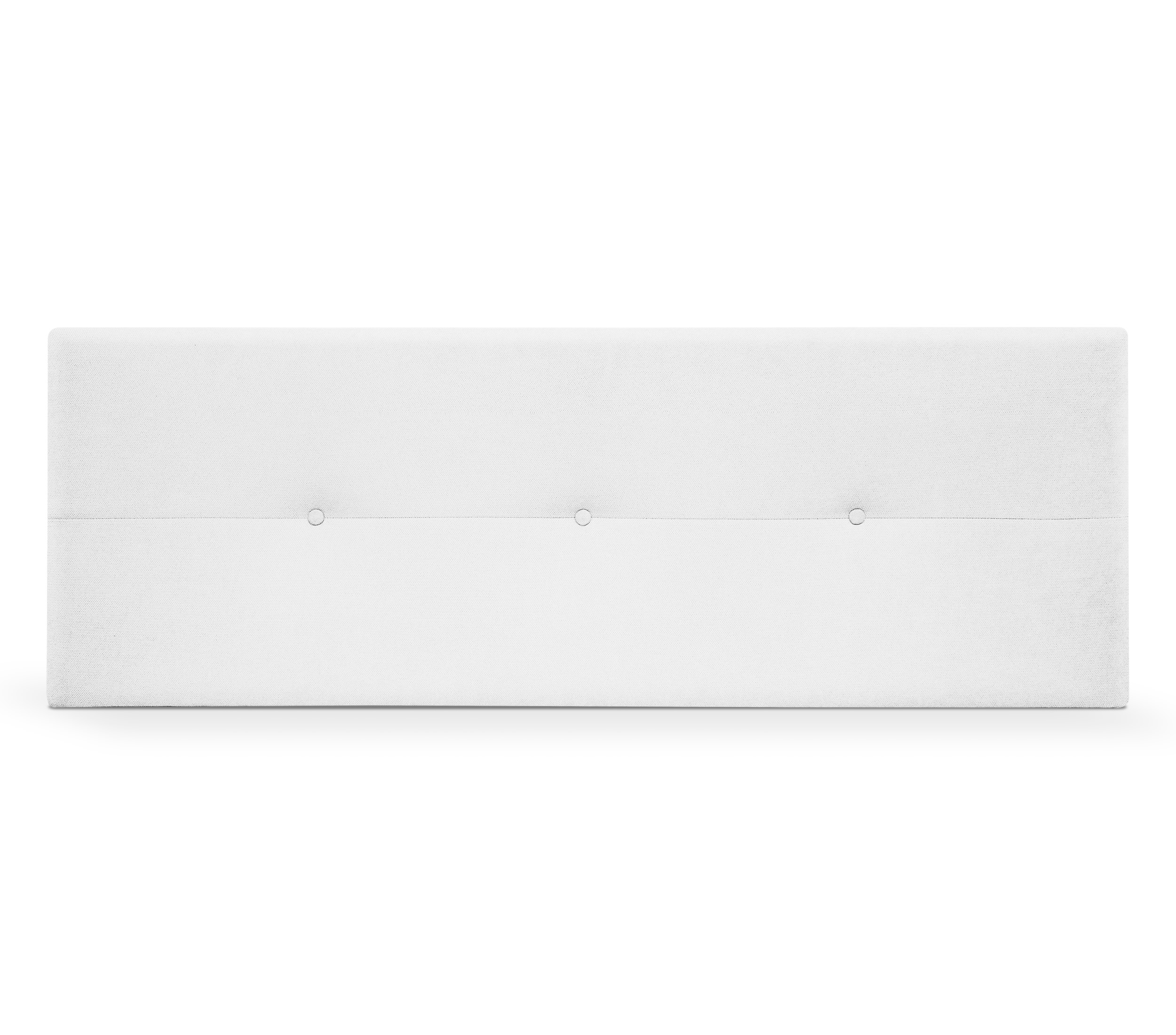 DHOME Cabecero de Tela Aqualine con Botones 150x50cm Camas 150 - Blanco - 3