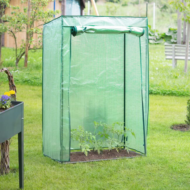 Relaxdays Serra Vivaio Per Giardinaggio, 3 Ripiani, HLP 124x70x50 Cm, Accessorio Giardinaggio Sul Balcone Trasparente 84657881