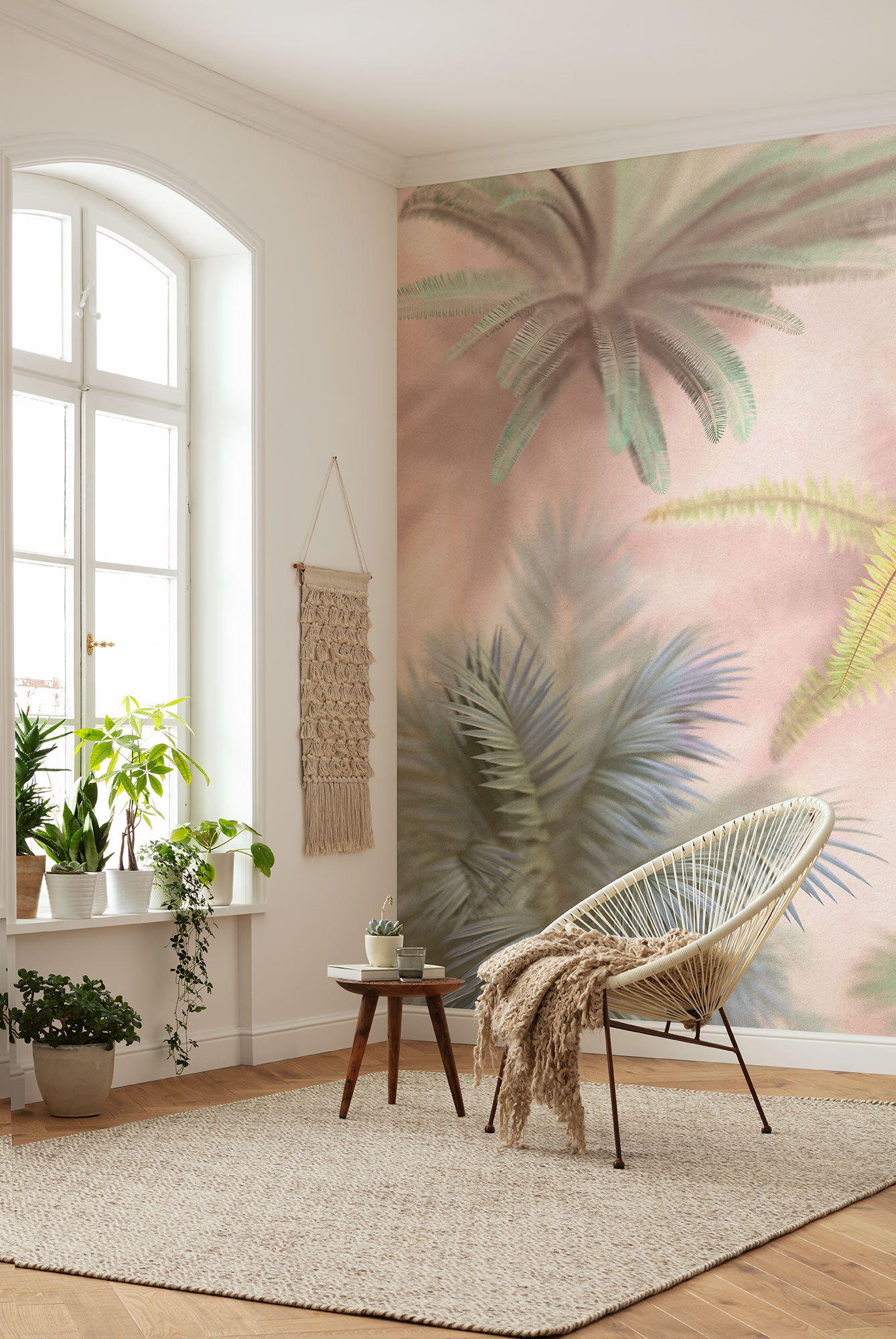 Papel pintado no tejido panorámico de komar - vague botany - talla: 200 x 250 cm