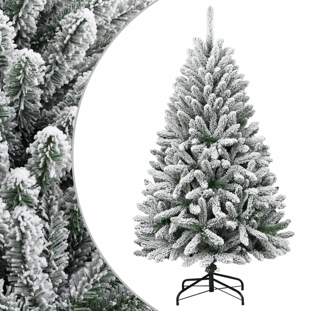 VidaXL Albero di Natale Artificiale Capovolto con LED Verde 150 cm