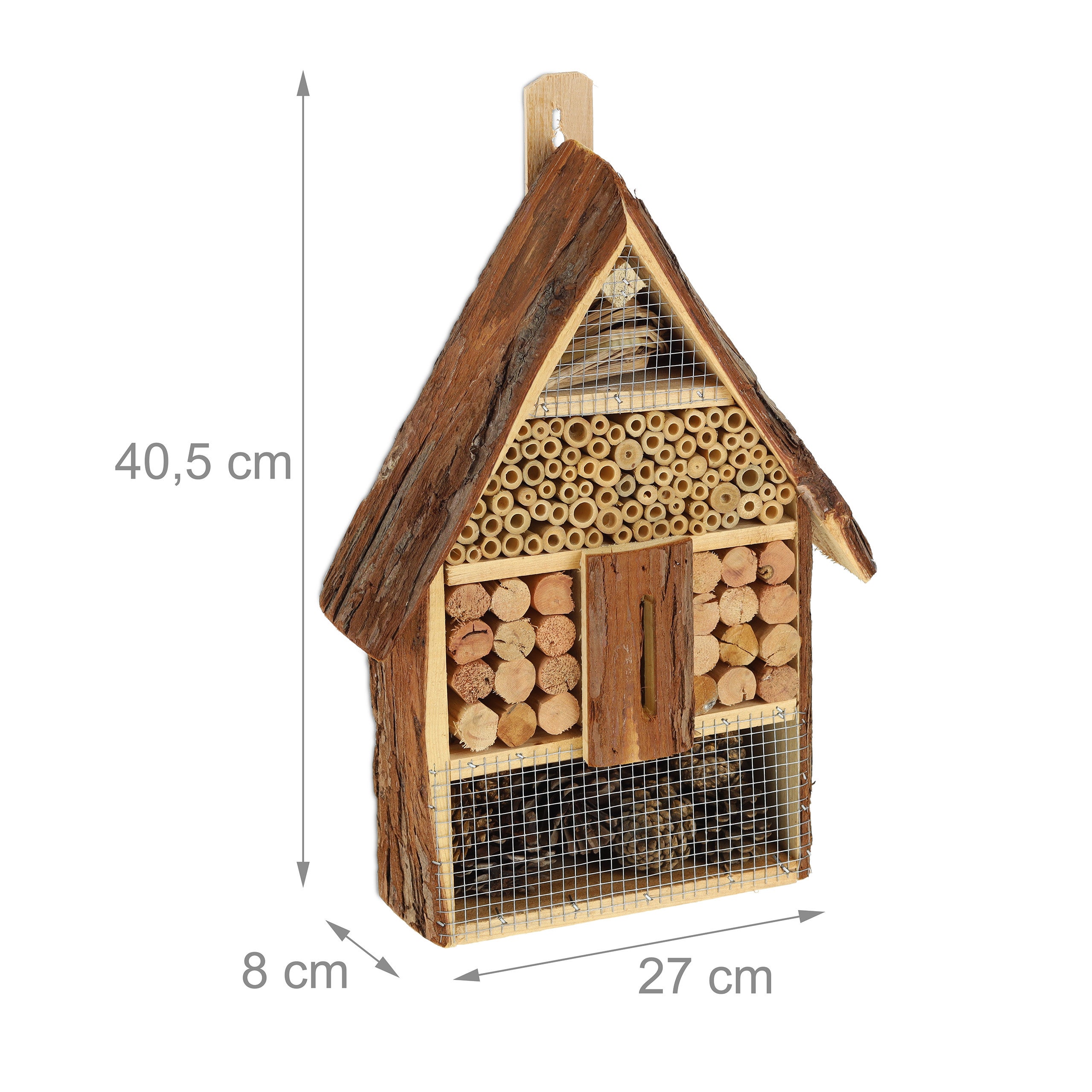 Maison à insectes, hotel abeilles, coccinelles