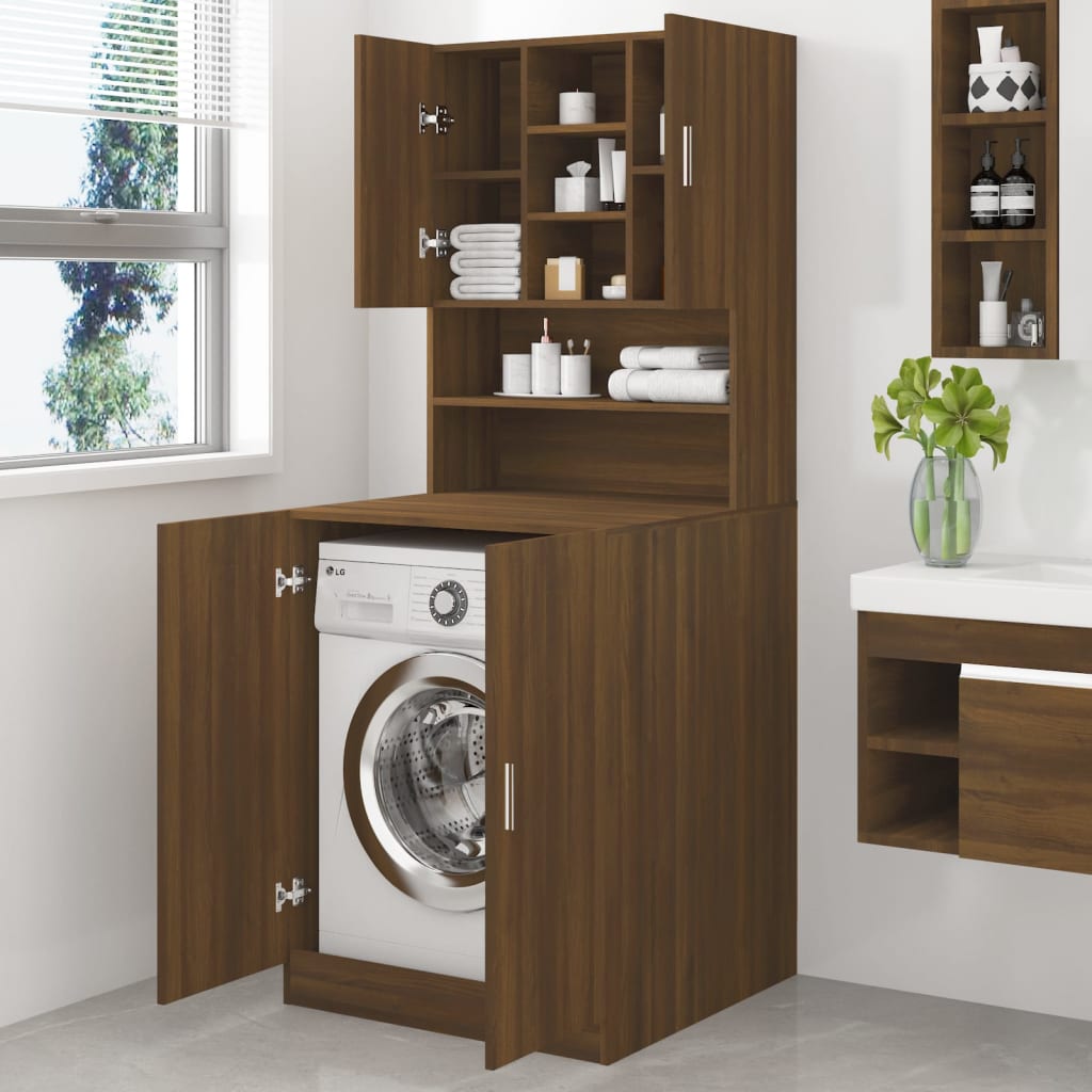 VidaXL Mobile A Parete Rovere Marrone – 80x36.5x35 Cm In Legno Multistrato