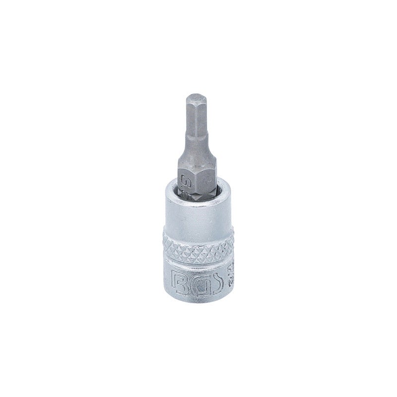 BGS Końcówka bitowa napęd czworokątny wewnętrzny 6,3 mm (1/4") sześciokątny wewnętrzny 3,5 mm - 5155