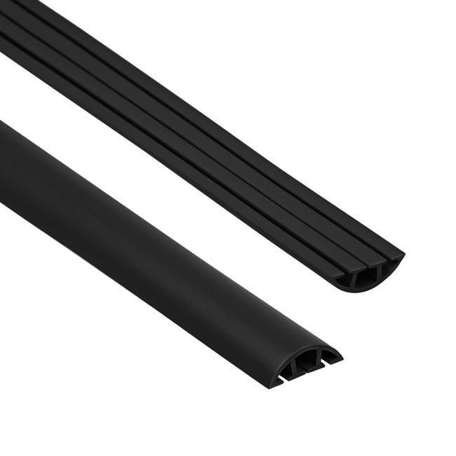 Protector Cable De Pvc Canal para cables PVC de suelo 40 mm - protector de cables con 3 ...