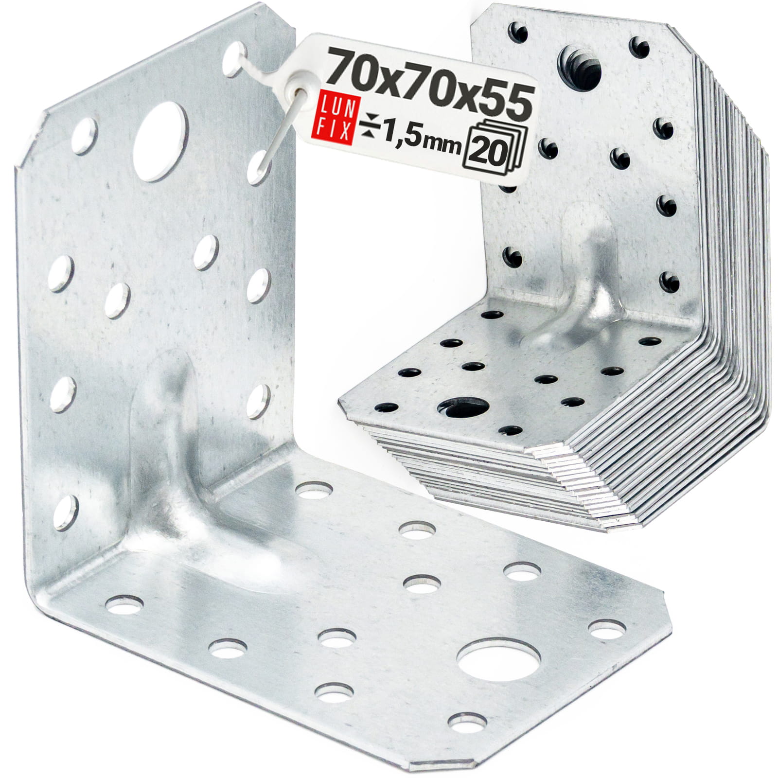 Kątownik ciesielski 70x70x55x1,5 20szt.
