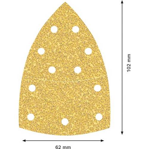 Hoja de lija EXPERT C470 de 102 x 62/93 mm, G 60, 10 unidades - 3