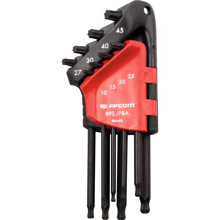 Jeu de 8 clés mâles Torx FACOM 89S.JP8APF 10 à 45 mm - 4