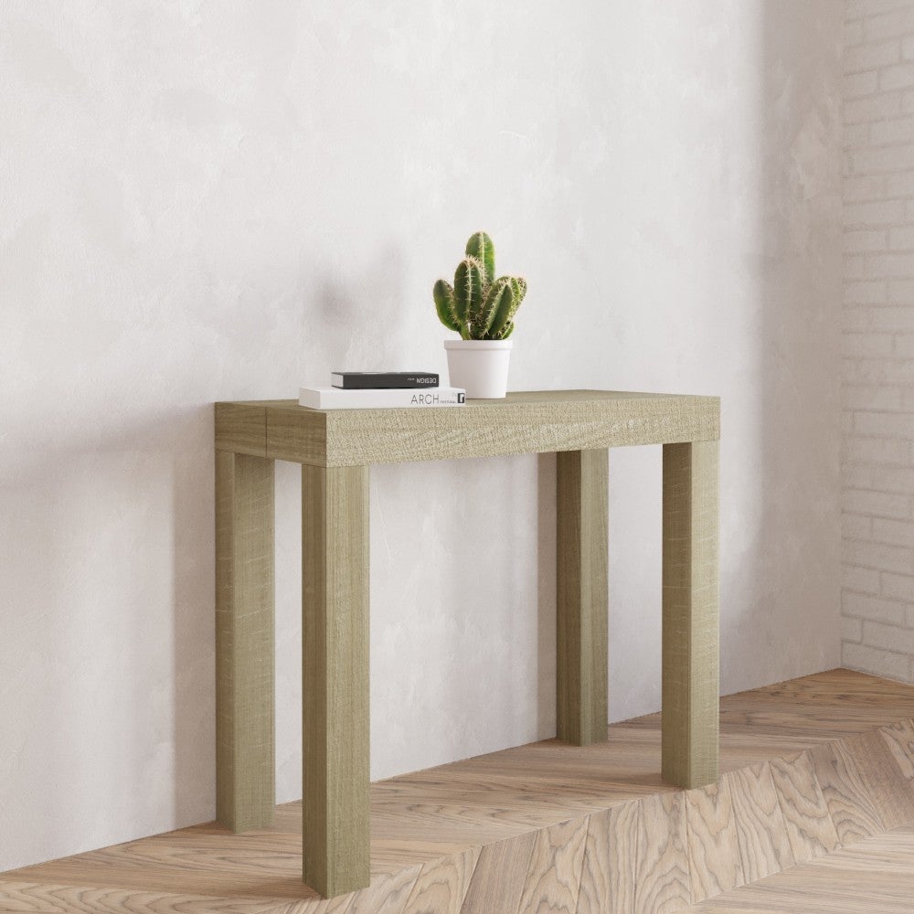 Consolle allungabile Nettuno Rovere Rock, L90 P40 H77 - allungabile 250 ...