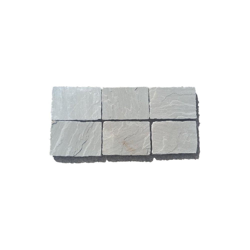 Pavés Kandla gris 20x14x2 cm calibré - 2