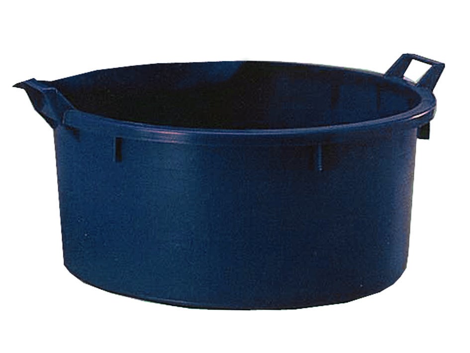 Mastellone Con Manico Da 100 Litri – Colore Vinaccia, Diametro 75 Cm X Altezza 33 Cm, Senza Fori