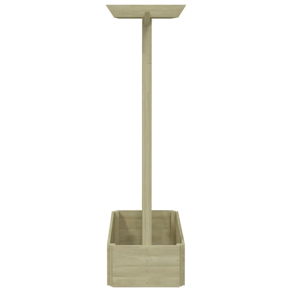 Jardinière | Bac à fleurs | Pot de fleurs pergola 162 x 56 x 204 cm Bois230260 - 3