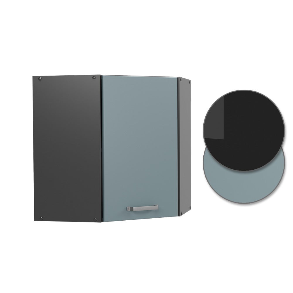 Vicco Elément haut de cuisine R-Line, Bleu-gris, 57cm - 6