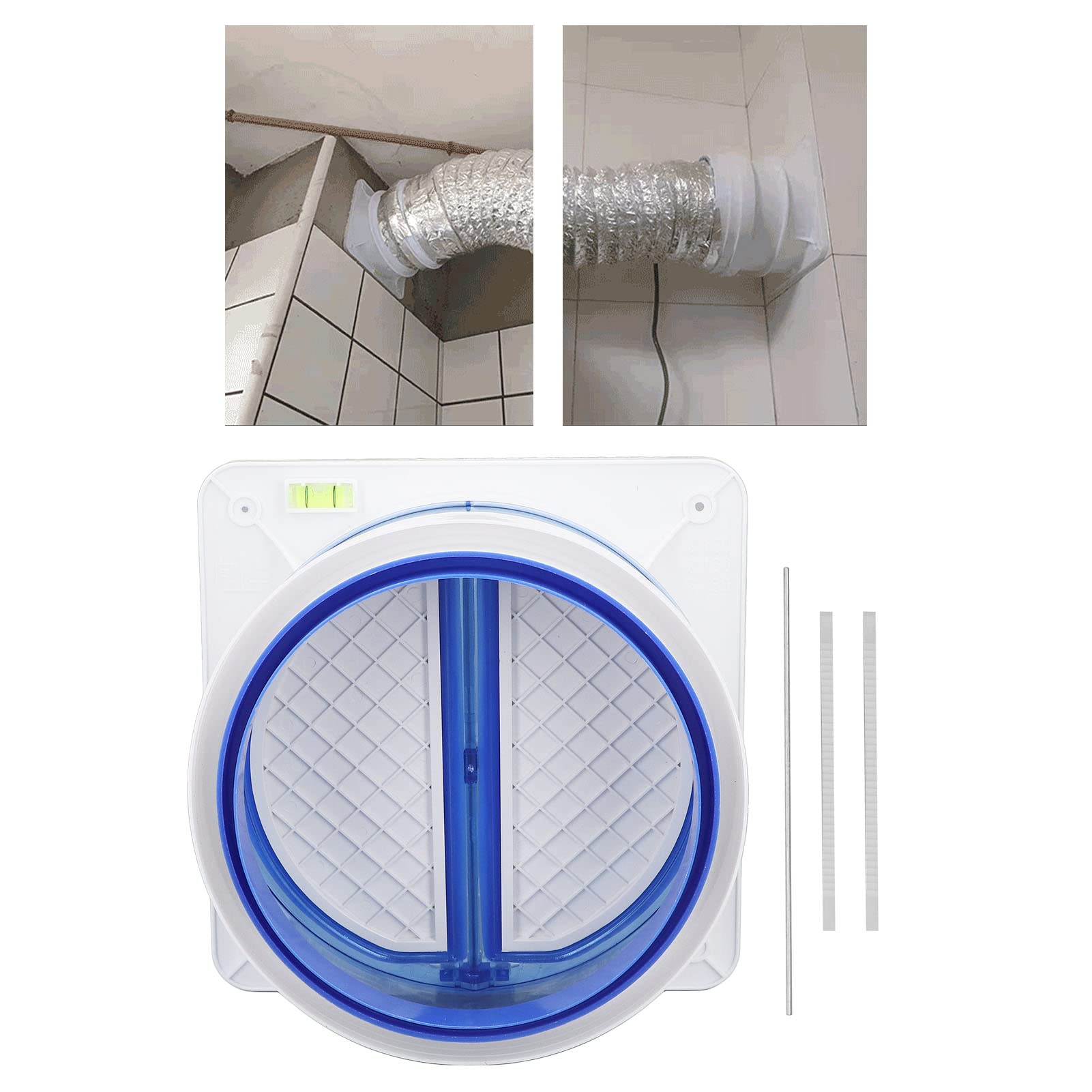 Clapet anti-retour unidirectionnel à haute étanchéité pour hotte d'échappement, cuisine et salle de bains - 5