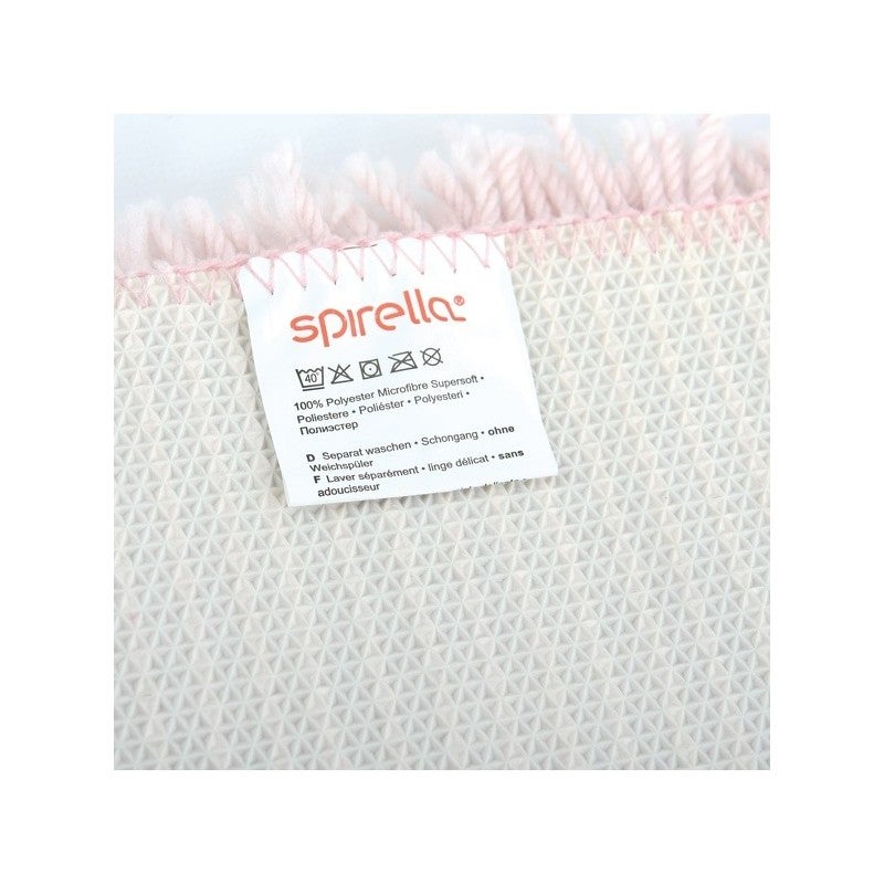 Tapis de bain Microfibre HIGHLAND 55x65cm Rose Clair Spirella - 5