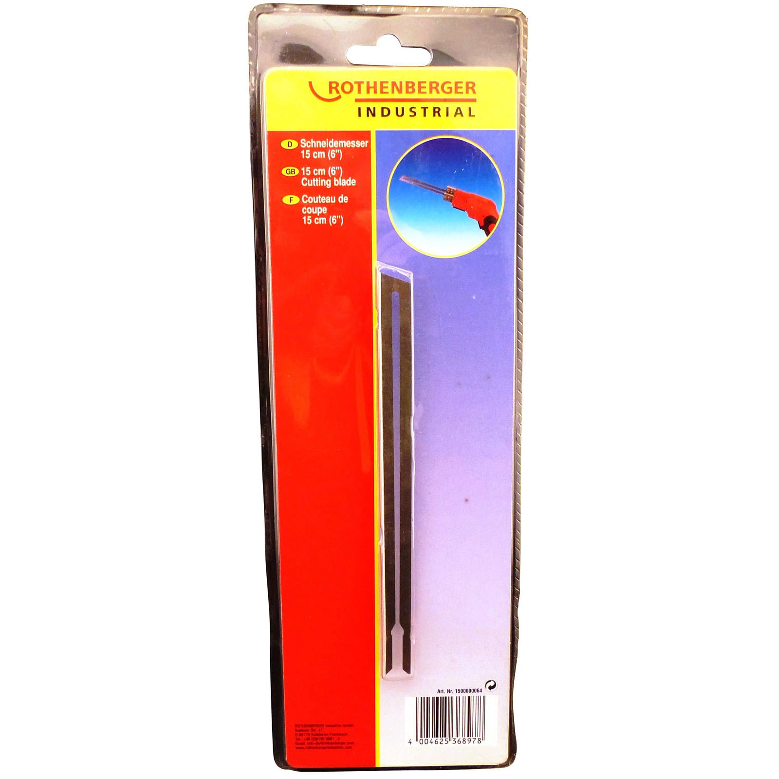 Rothenberger Industrial 1500000064 Schneidemesser 15cm für 1500000062