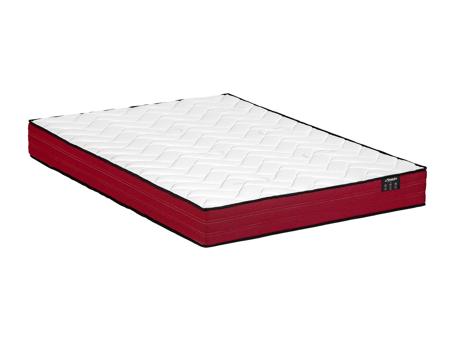 Materac 160 x 200 cm z sprężynami kieszeniowymi, grubość 20 cm – JUBIA od marki YSMÉE