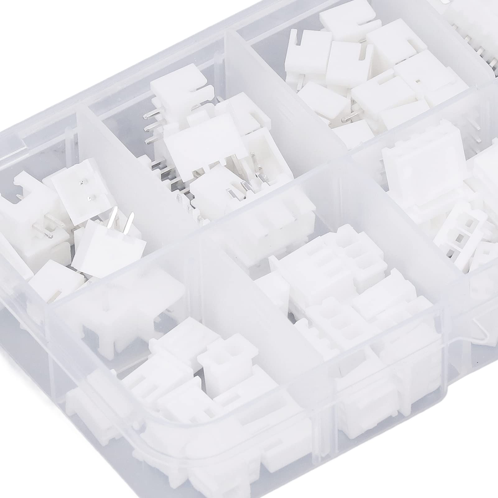 Kit connettore JST da 230 pezzi, guscio in plastica, ottone, 2P, 3P, 4P, 5P, XH2,54 mm, kit connettore alloggiamento maschio femmina - 9