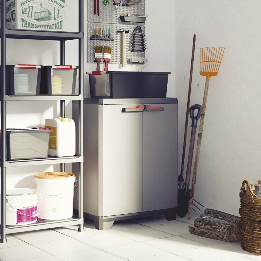 Armoire de jardin extérieure avec étagère réglable Stilo Basso Keter - 2