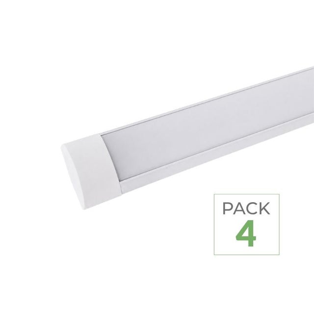Fita LED 90cm 24W (Conjunto de 4) - Branco quente 2300K - 3500K - SILAMP