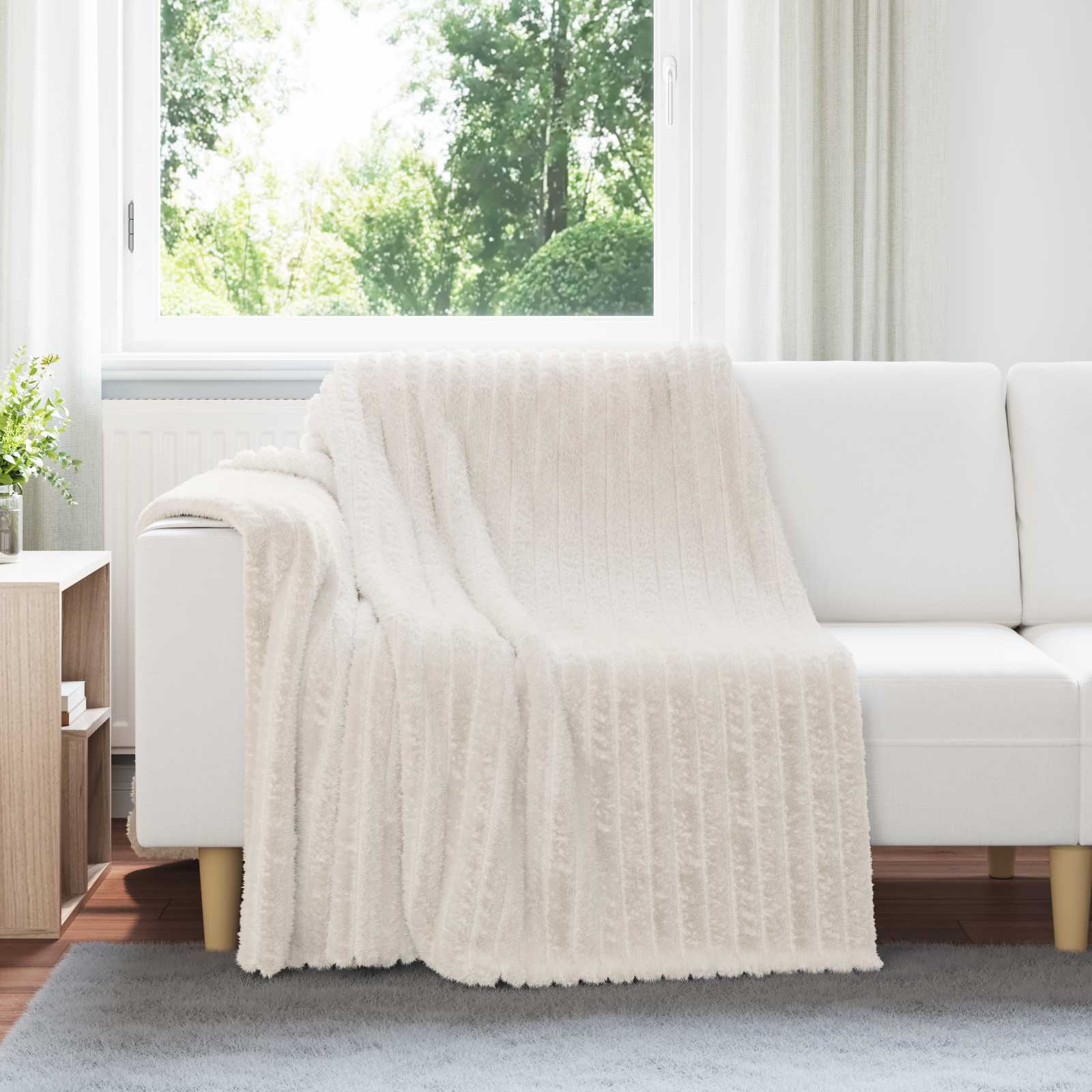 Coperta Pile Flanella ABAKUHAUS 125x175 cm - Plaid Divano Arte Moderna