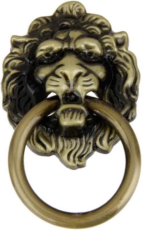 Klamka do szuflady szafki z mosiądzu w stylu vintage