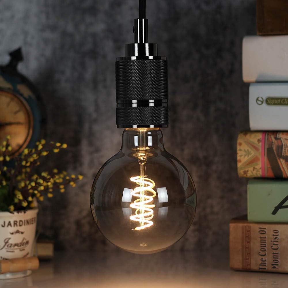 Ampoule LED Vintage TIANFAN 4W Dimmable E27 - Forme Irrégulière Champignon Décorative Edison