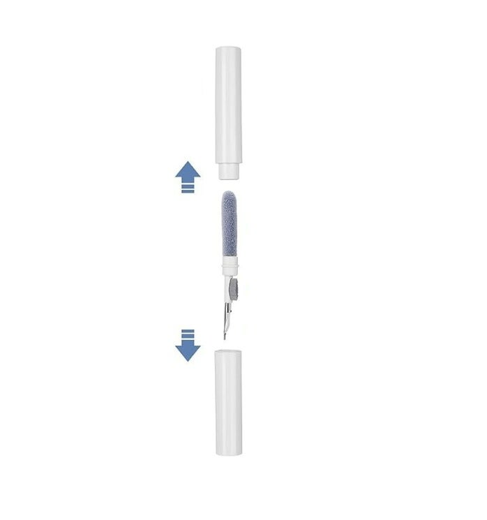 Zestaw do czyszczenia AirPods 1PC, przenośny gadżet do czyszczenia AirPods, 3 w 1 szczotka czyszcząca Bluetooth do AirPods 1/AirPods 2/AirPods