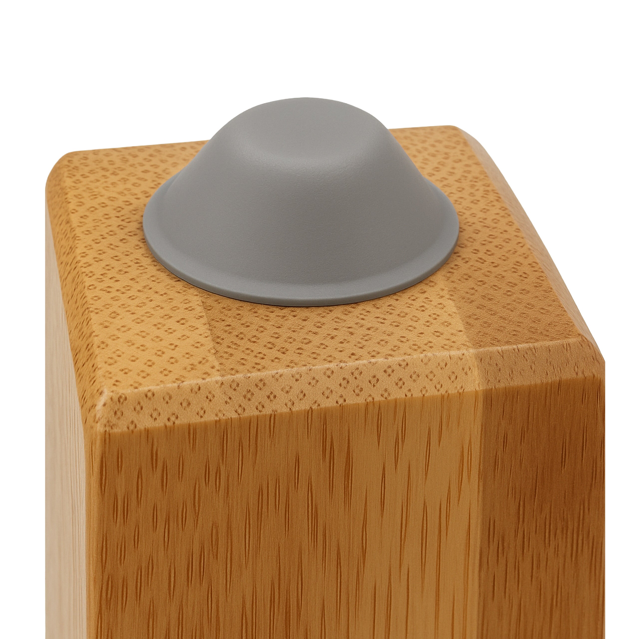 Tabouret en bambou, HxLxP: 45,5 x 48 x 25 cm, charge : 150 kg, banc en bois avec pieds antidérapants, nature, Relaxdays - 8