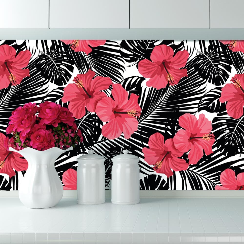 cr-dence-coller-fleurs-corail-300-x-50-cm-leroy-merlin