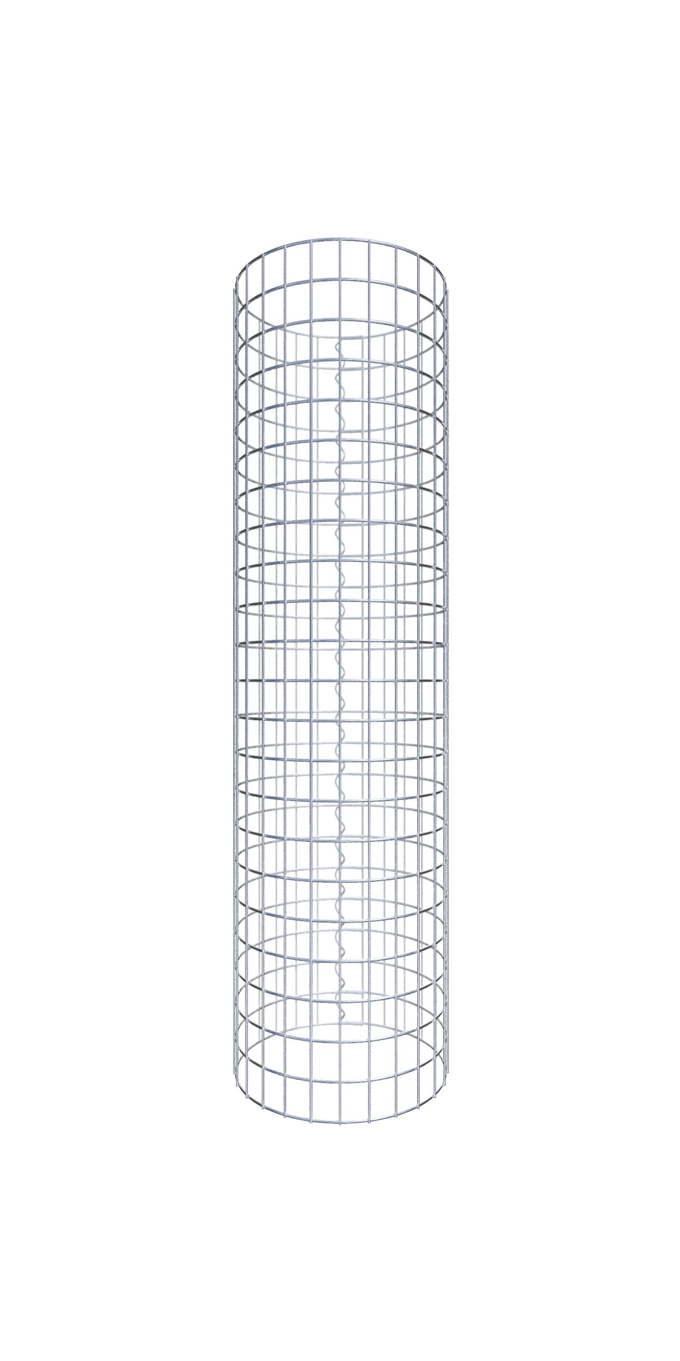 Kolumna gabionowa średnica 42 cm MW 5 x 5 cm okrągła - wysokość: 110 cm