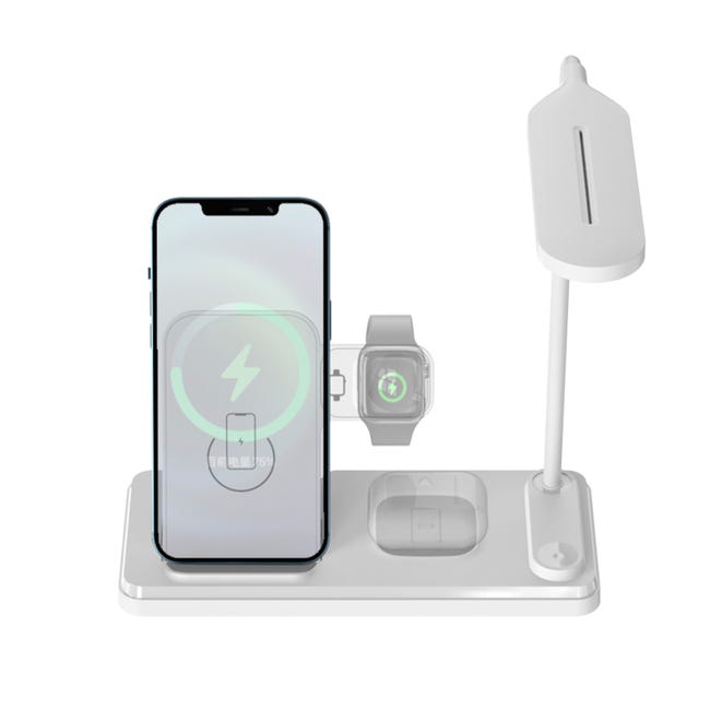 Ricevitore wireless a caricabatterie e dock per cellulari e Ricevitore wireless a caricabatterie e dock per cellulari e