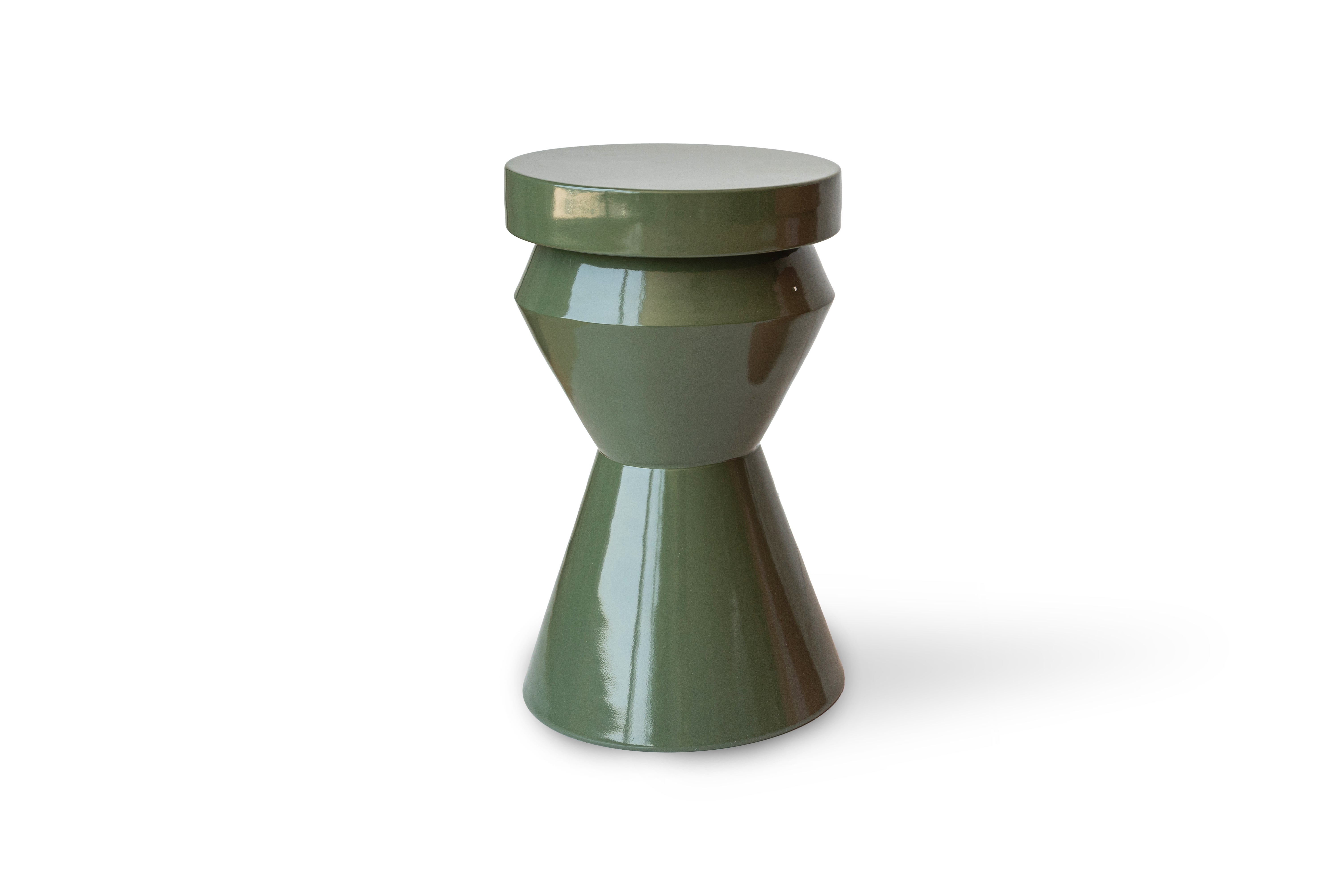 MESA AUXILIAR AKEMI VERDE 31x31x50CM