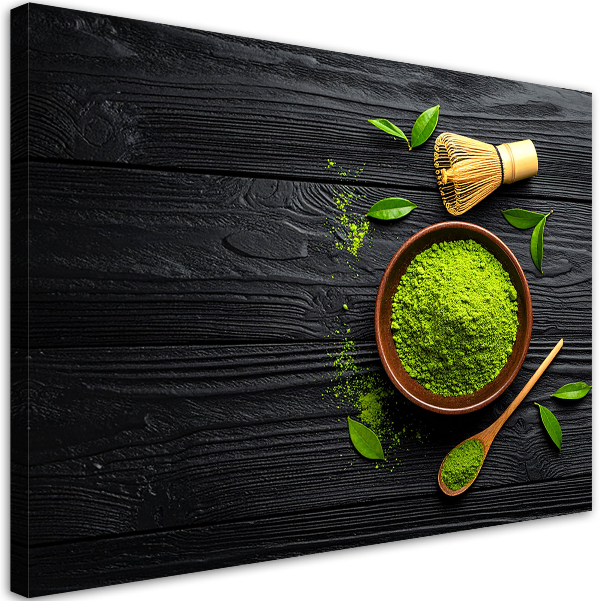 Obraz do kuchni restauracji, Matcha w misce Herbata 90x60