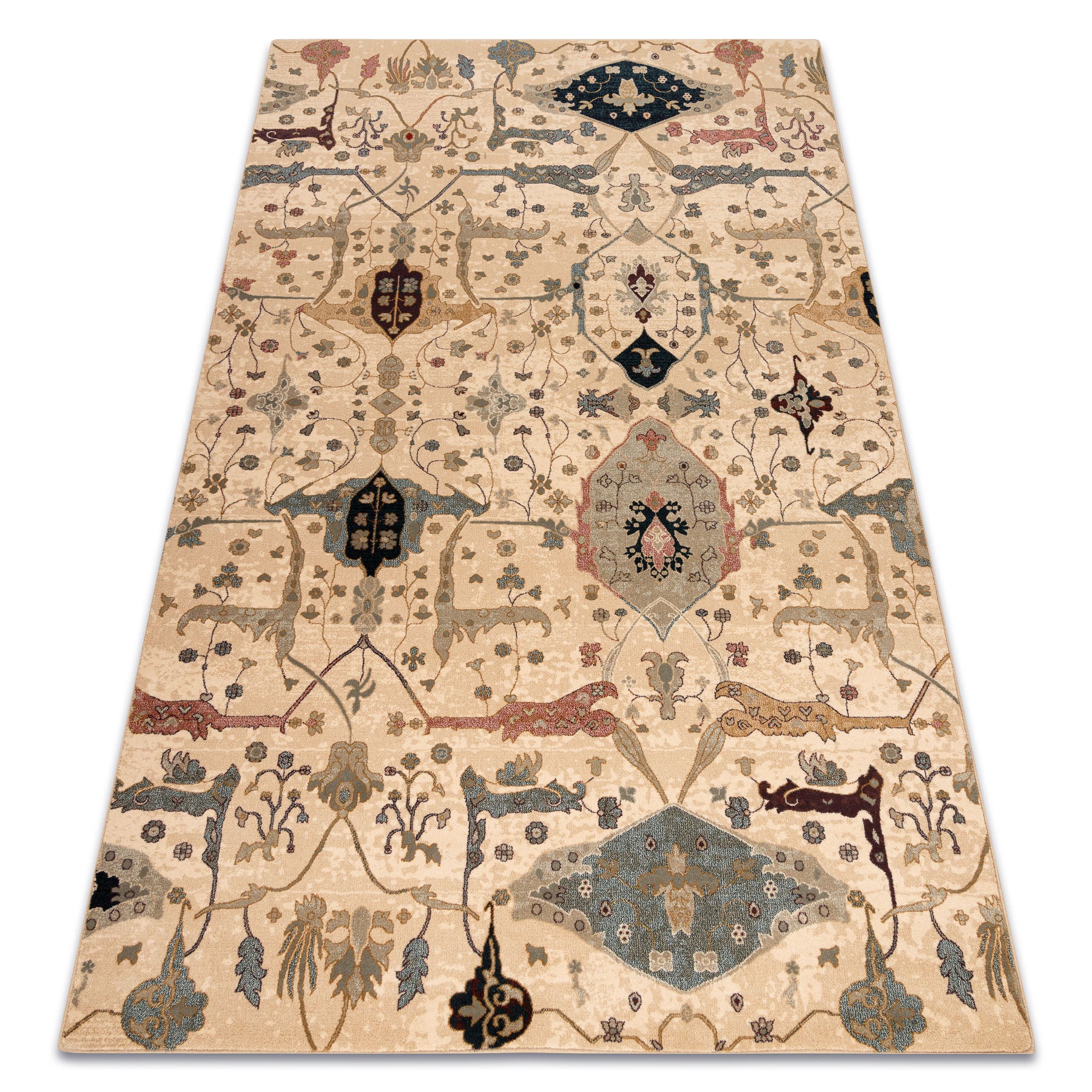 Dywan wełniany POLONIA Persej orientalny krem 235x350 cm