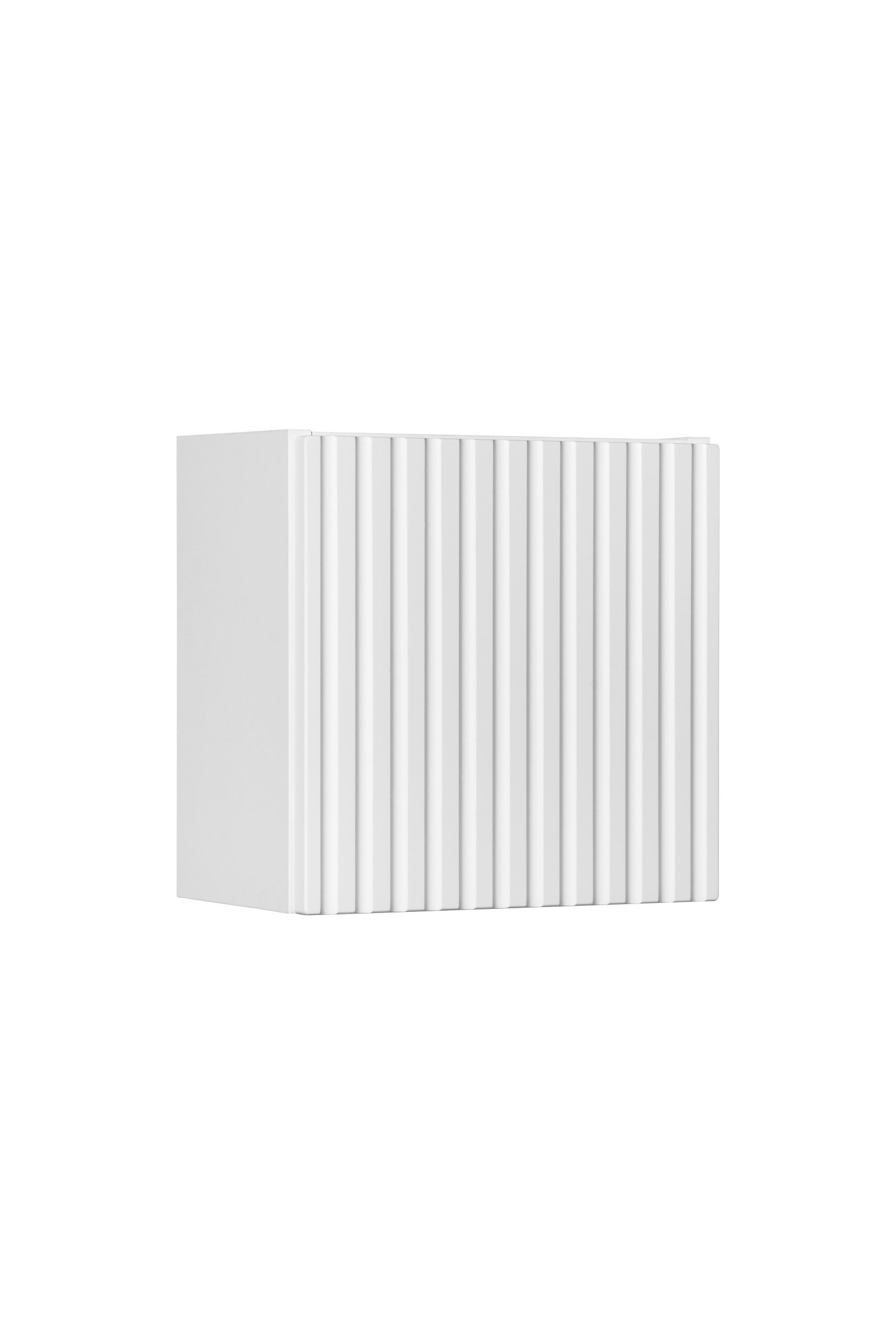 Szafka łazienkowa NOVA 30 cm biała kostka ryflowany front wisząca