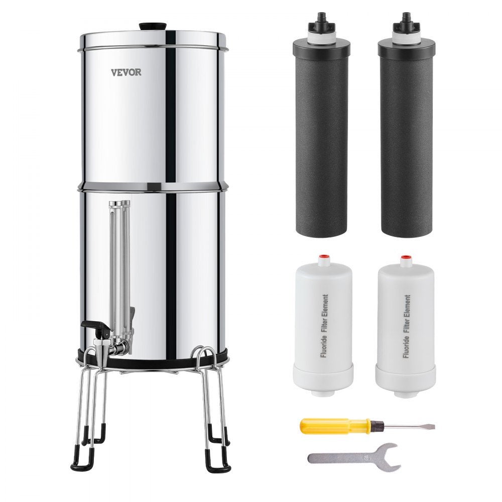 Essenza Filtro De Agua Por Gravedad 2,25L Acero Inox Activado Carbón , Leroy Merlin