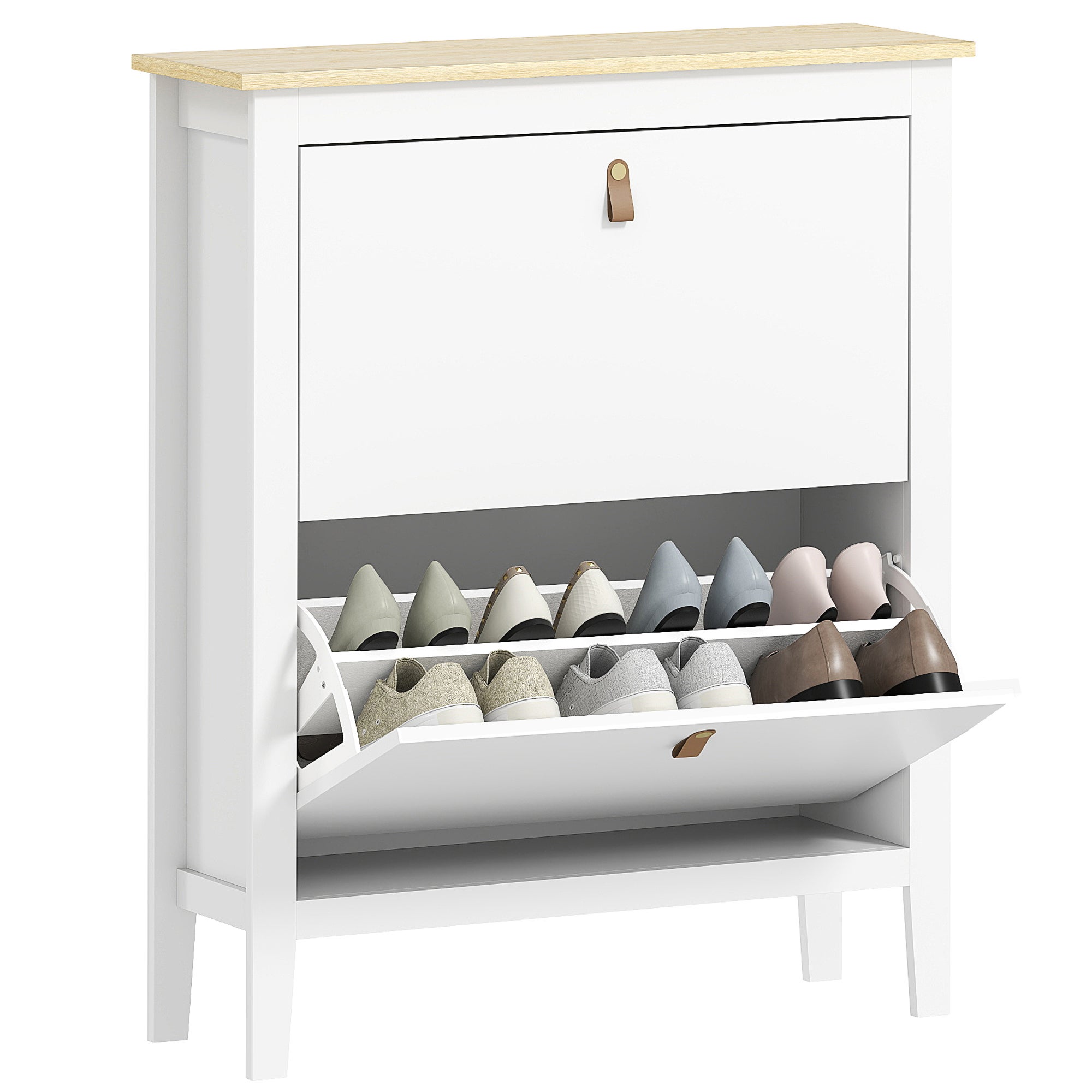 Étagère à Chaussures Verticale à 10 Niveaux, Tour à Chaussures pour Petits espaces, autoportante, réglable, Gain de Place - Maison