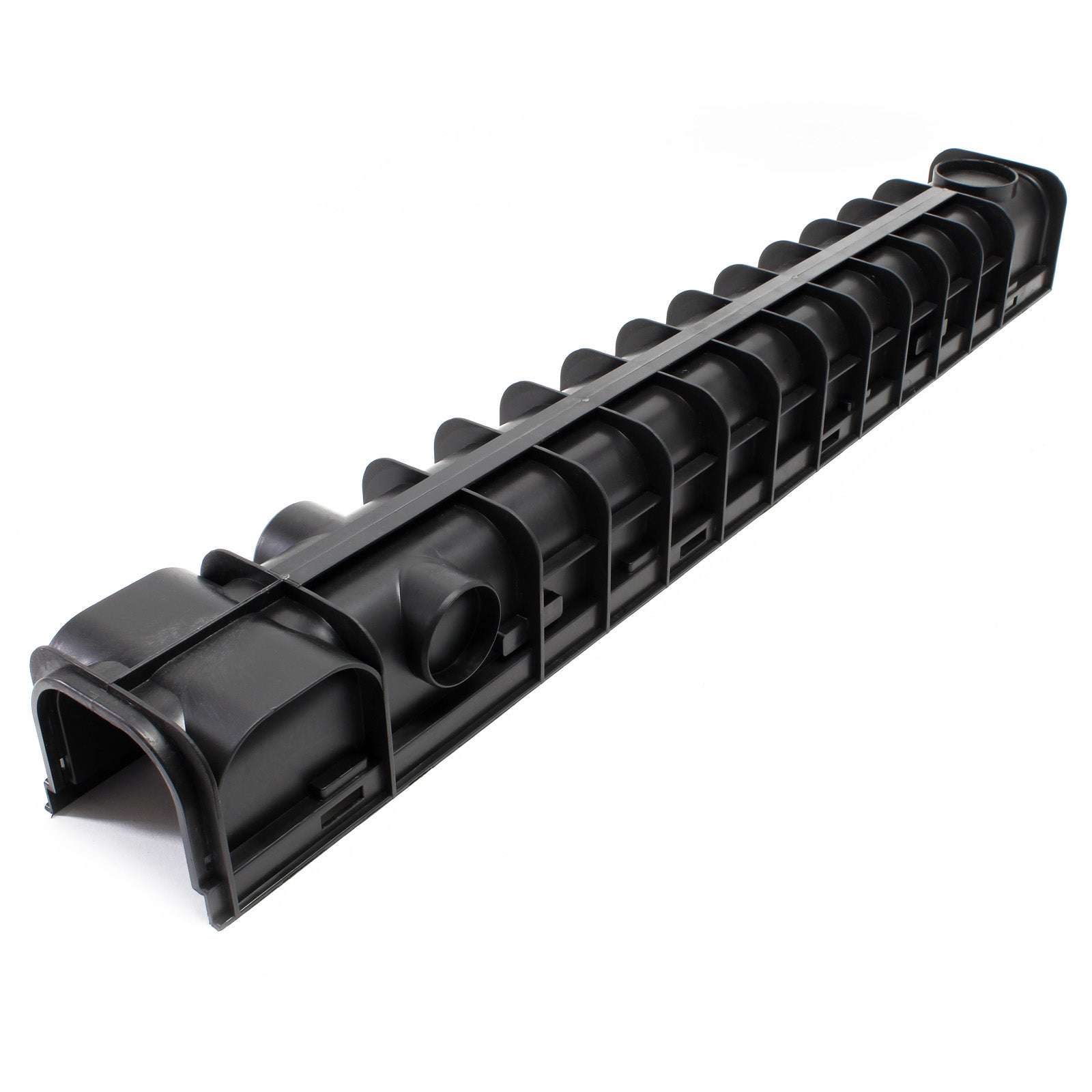 4x Caniveau – 1000 x 140 x 115 mm – Capacité de charge 12,5 t – avec Grille de recouvrement en fonte – Drainage Eaux usées Rigole… Wiltec - 6