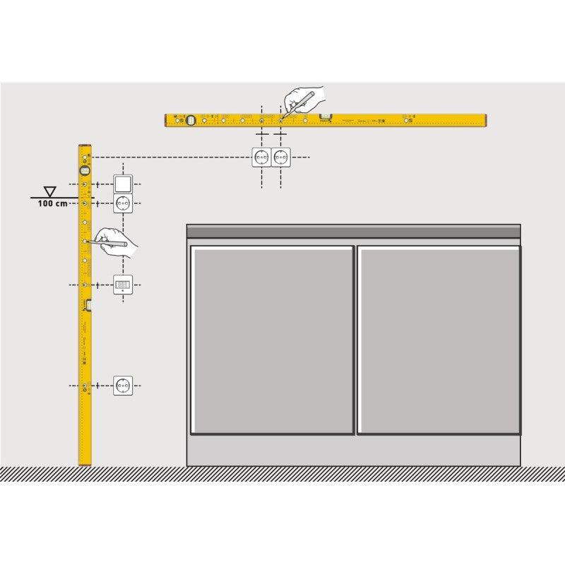 Livella STABILA Tipo 70 Elettrica - 120 cm - 16136 - 4