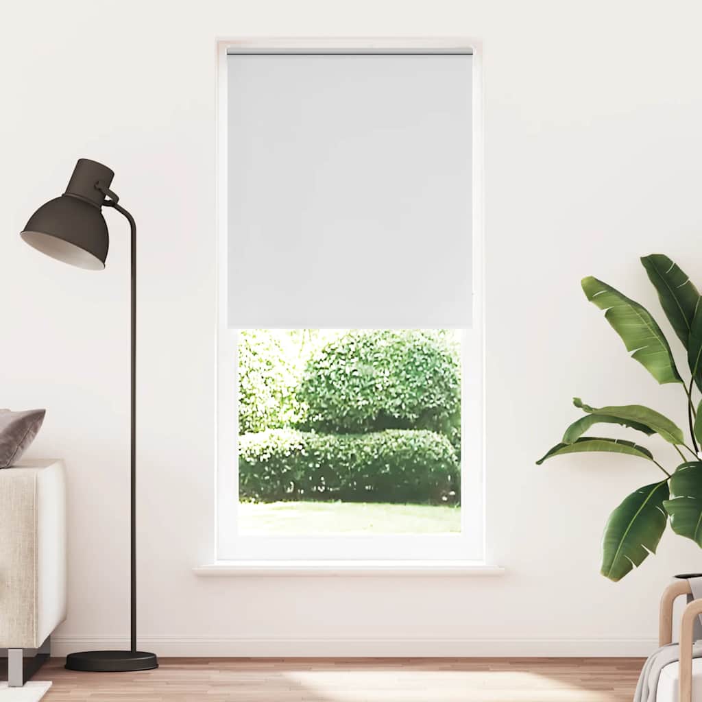 Roleta zaciemniająca 104,4x230 cm Szerokość tkaniny 100 cm biała vidaXL