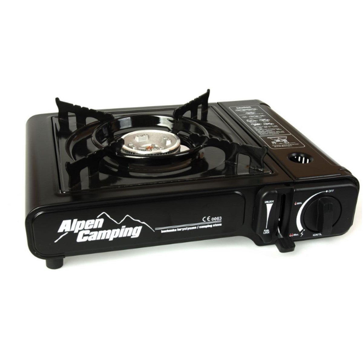Barbecue Gaz Grill 2en1 Réchaud Gaz Piézo 2200 W 8 Cartouches Gaz Butane Kemper 84695235