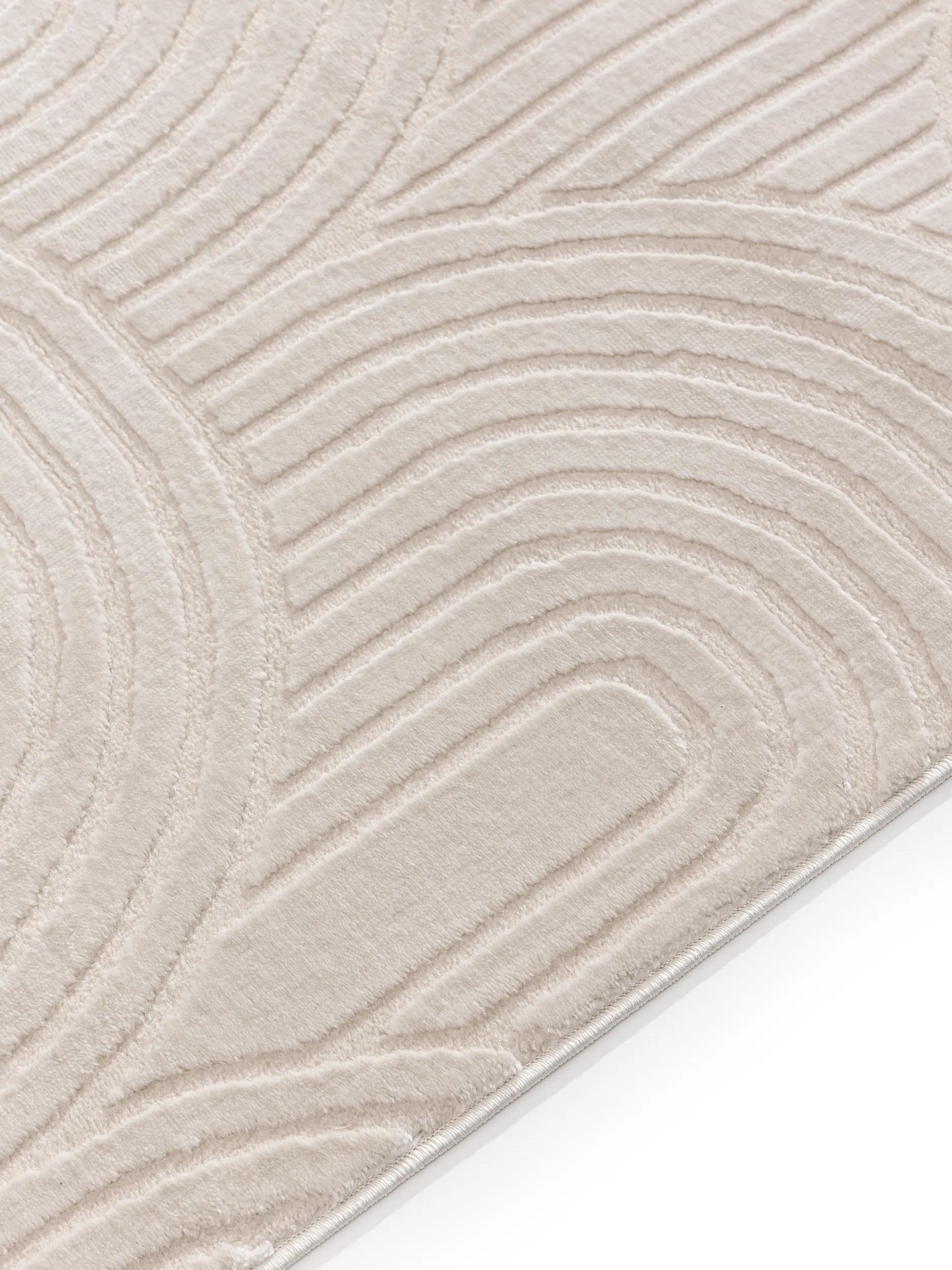 BENUTA - Tapis Claire crème 140x200 cm - 4