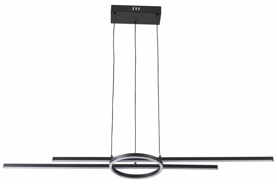 Lampa wisząca Xandra LED 36W Neutralna biel 2880lm czarna wym: 120 x 100 x 20 cm Reality