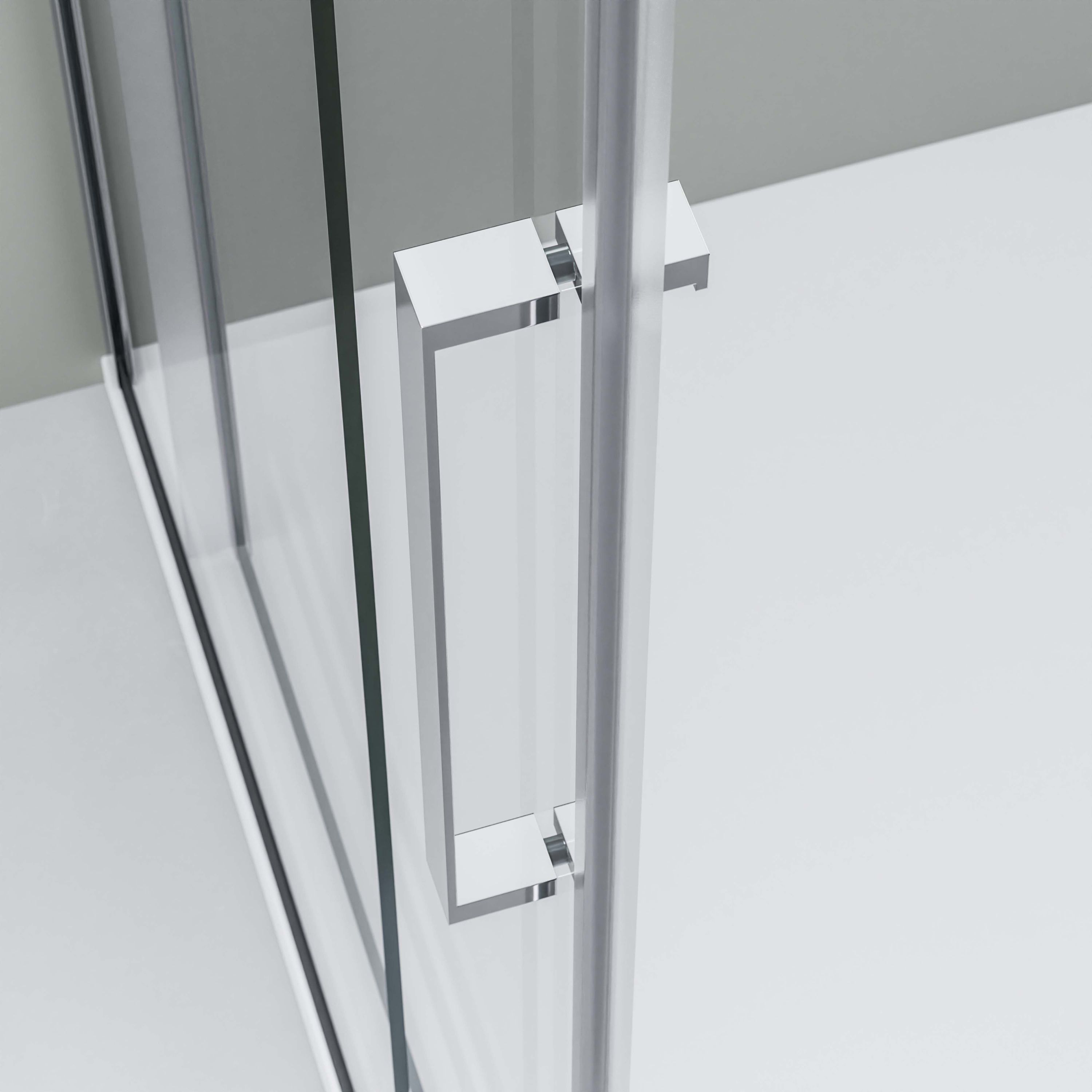 Bernstein DX906 FLEX Drzwi prysznicowe przesuwne Soft-Close ze ścianką - Szkło ESG 8mm z powłoką Nano 160 cm - 4