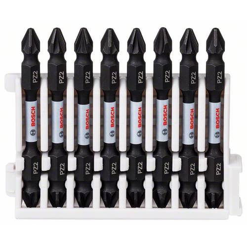 Bosch PRO Impact Bit do wkrętarki z podwójnym ostrzem i końcówkami Pick and Click PZ2 65 mm 8 szt. - 2608522338